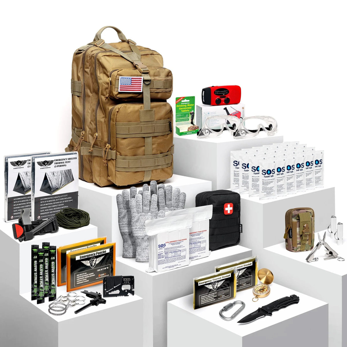 Everlit STORM II 2-Person 72-Hour Emergency Survival Kit