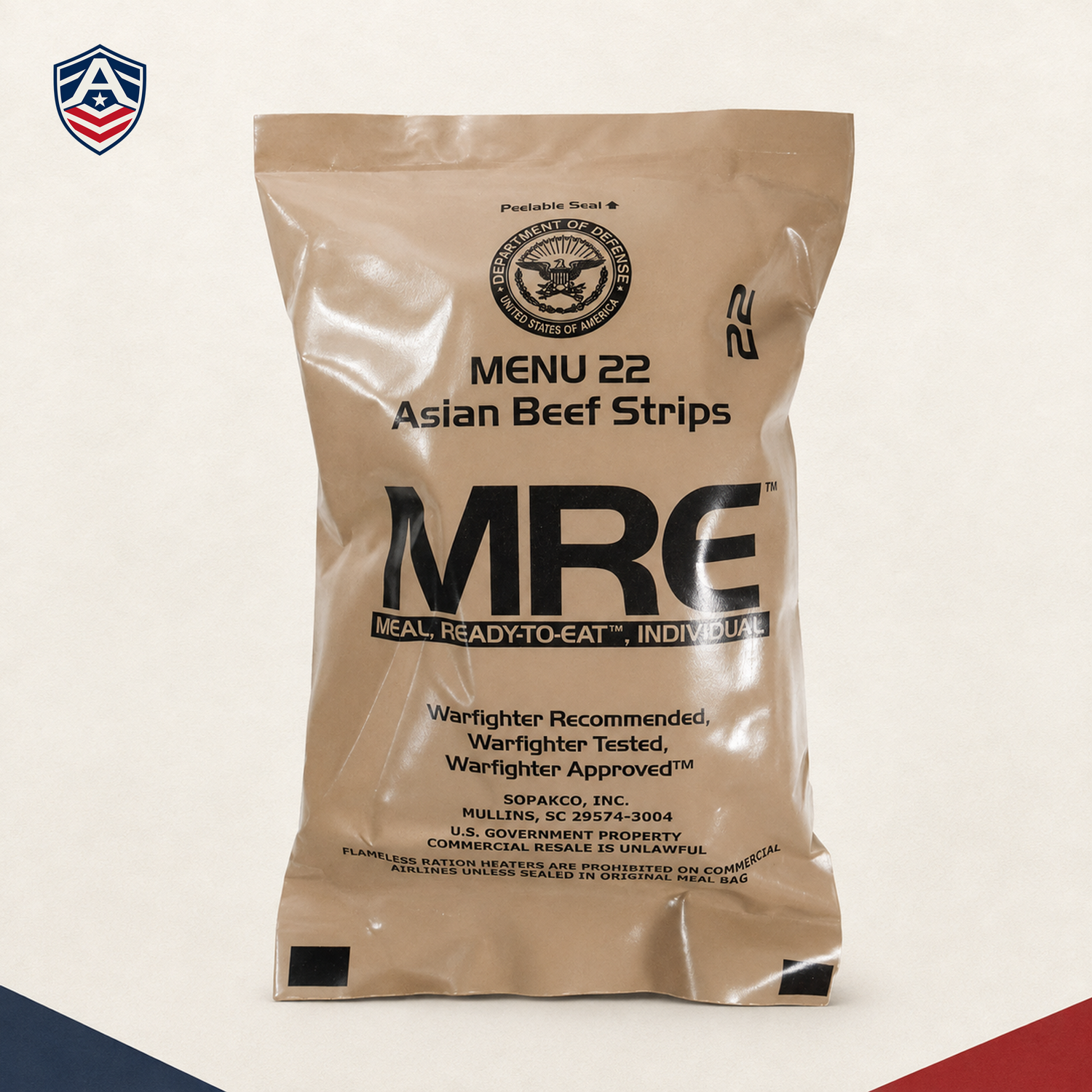 Military MREs — Choose Your Pack, Case, Bundle, or Pallet