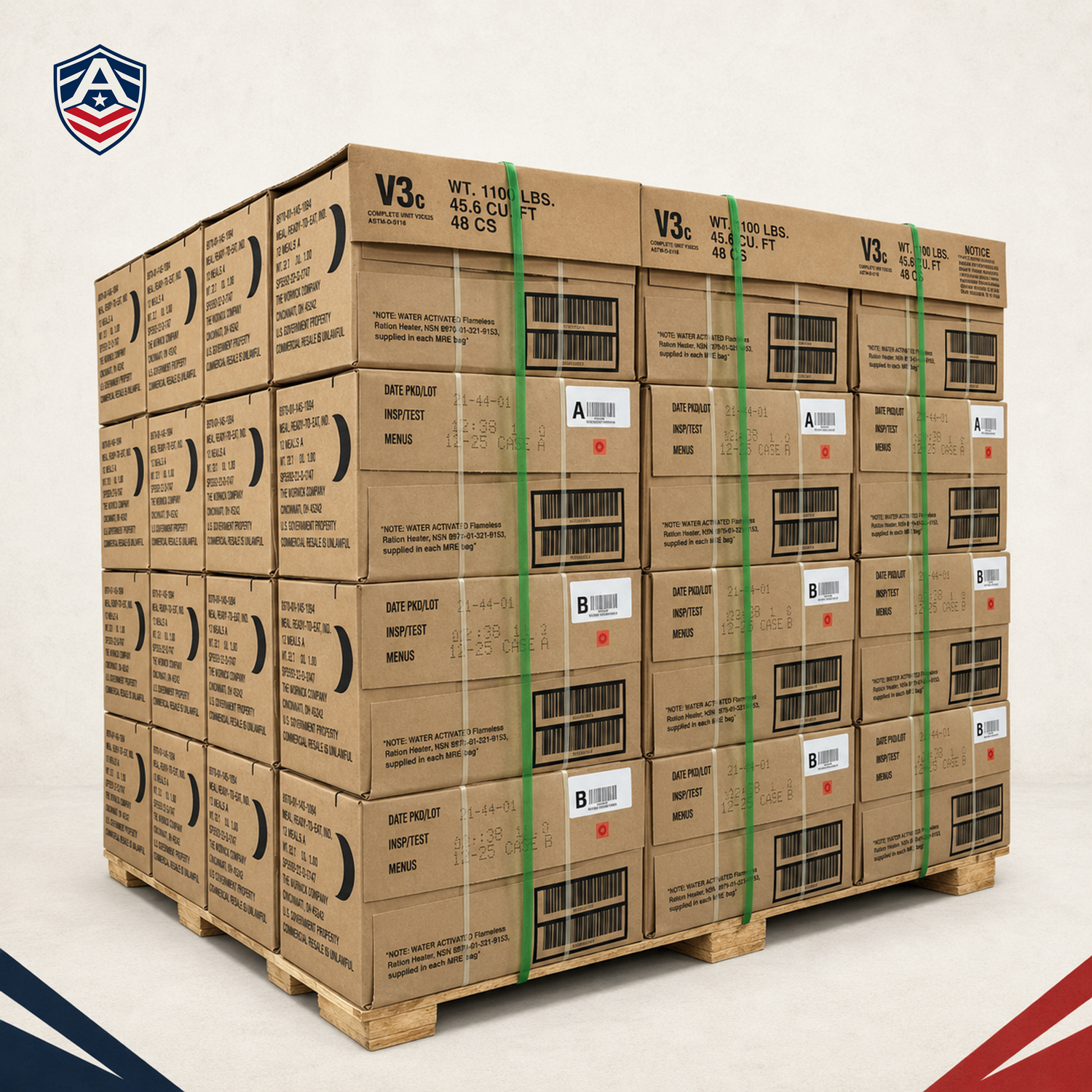 Military MREs — Choose Your Pack, Case, Bundle, or Pallet