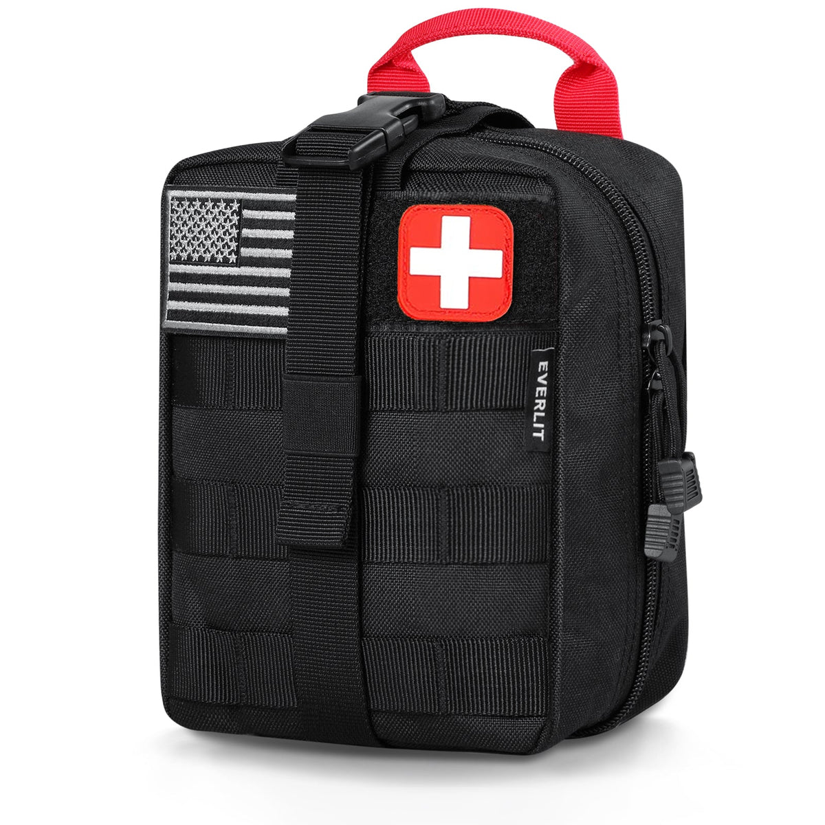 Everlit 250-Piece Survival First Aid Kit with MOLLE Pouch