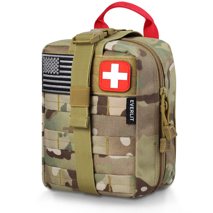 Everlit 250-Piece Survival First Aid Kit with MOLLE Pouch