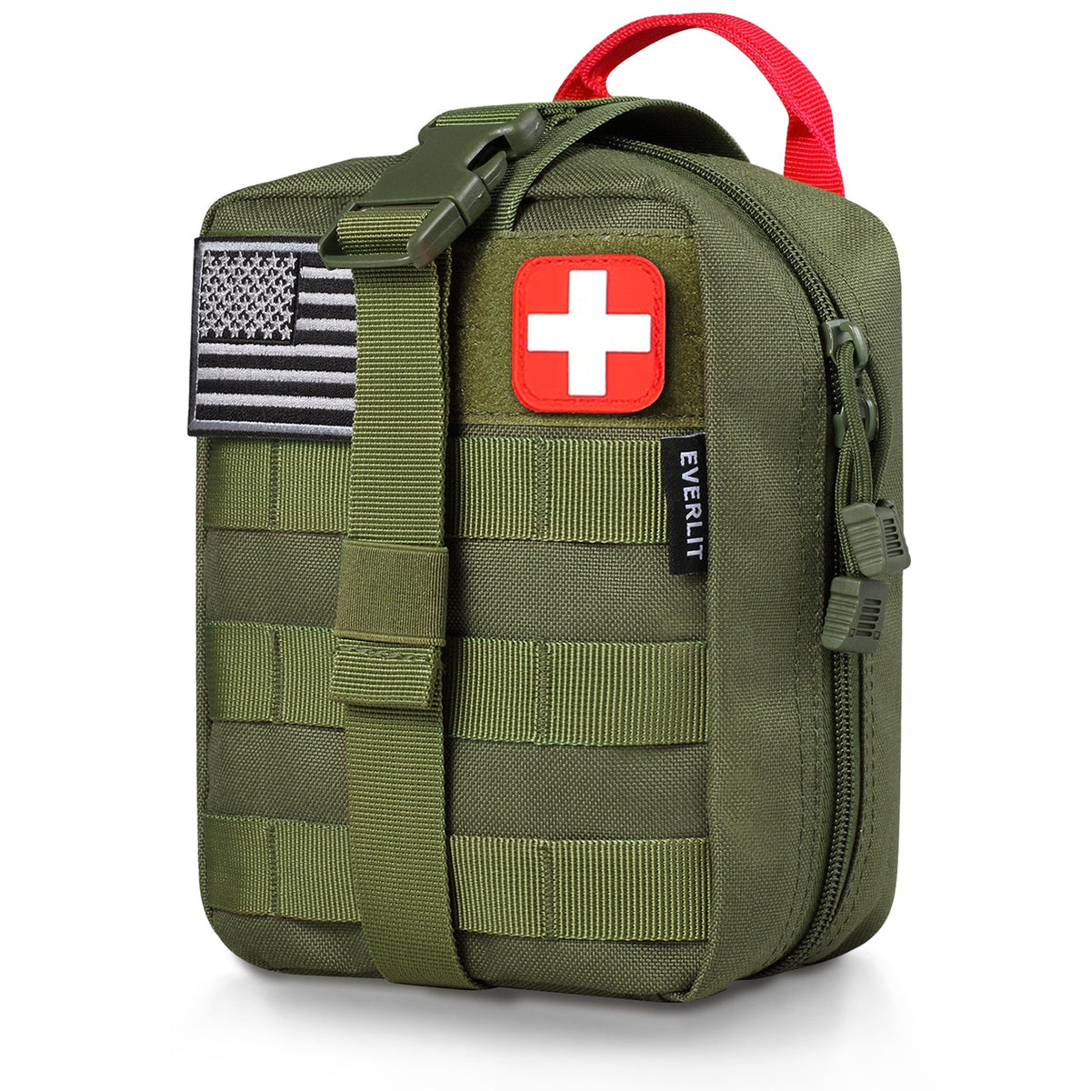 Everlit 250-Piece Survival First Aid Kit with MOLLE Pouch