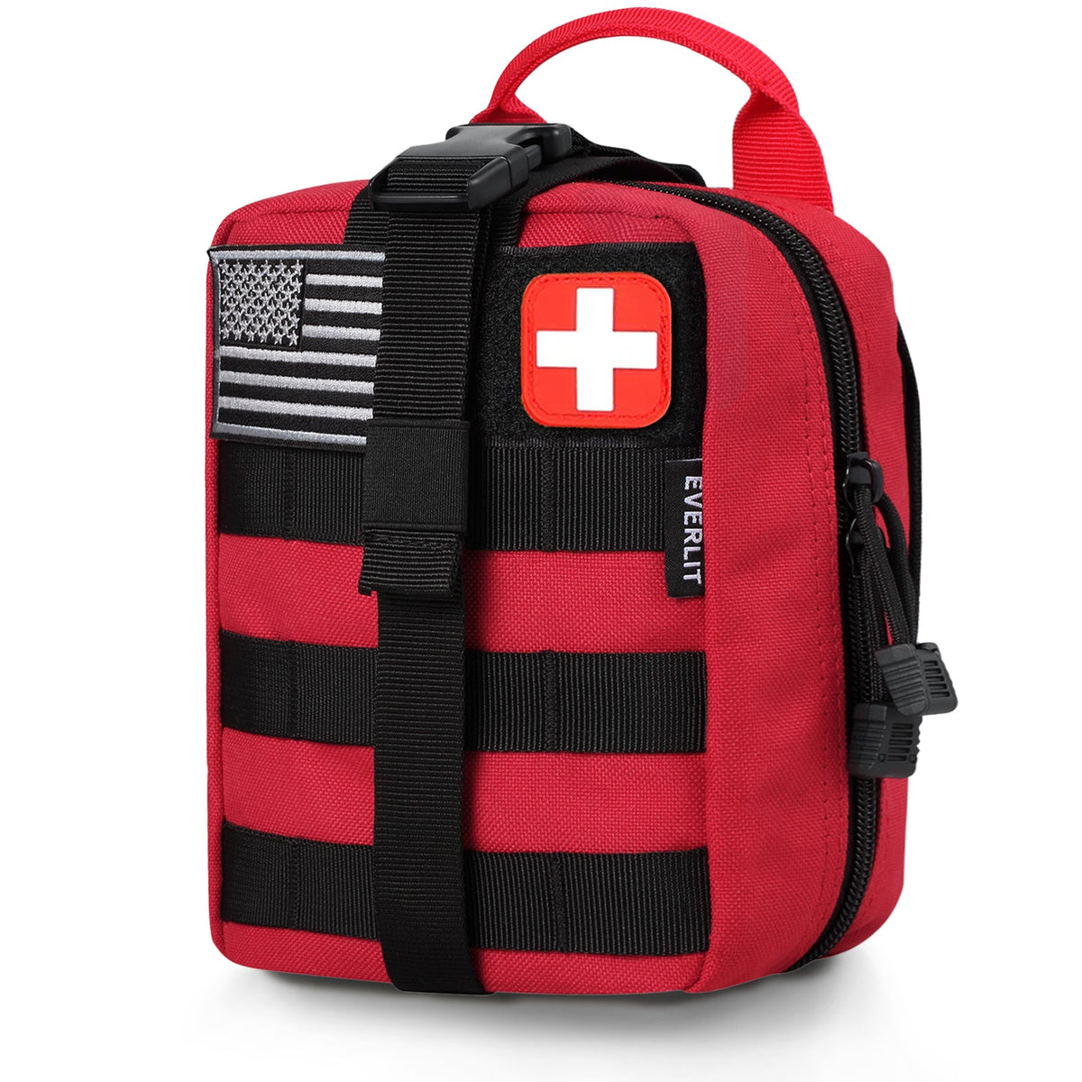 Everlit 250-Piece Survival First Aid Kit with MOLLE Pouch