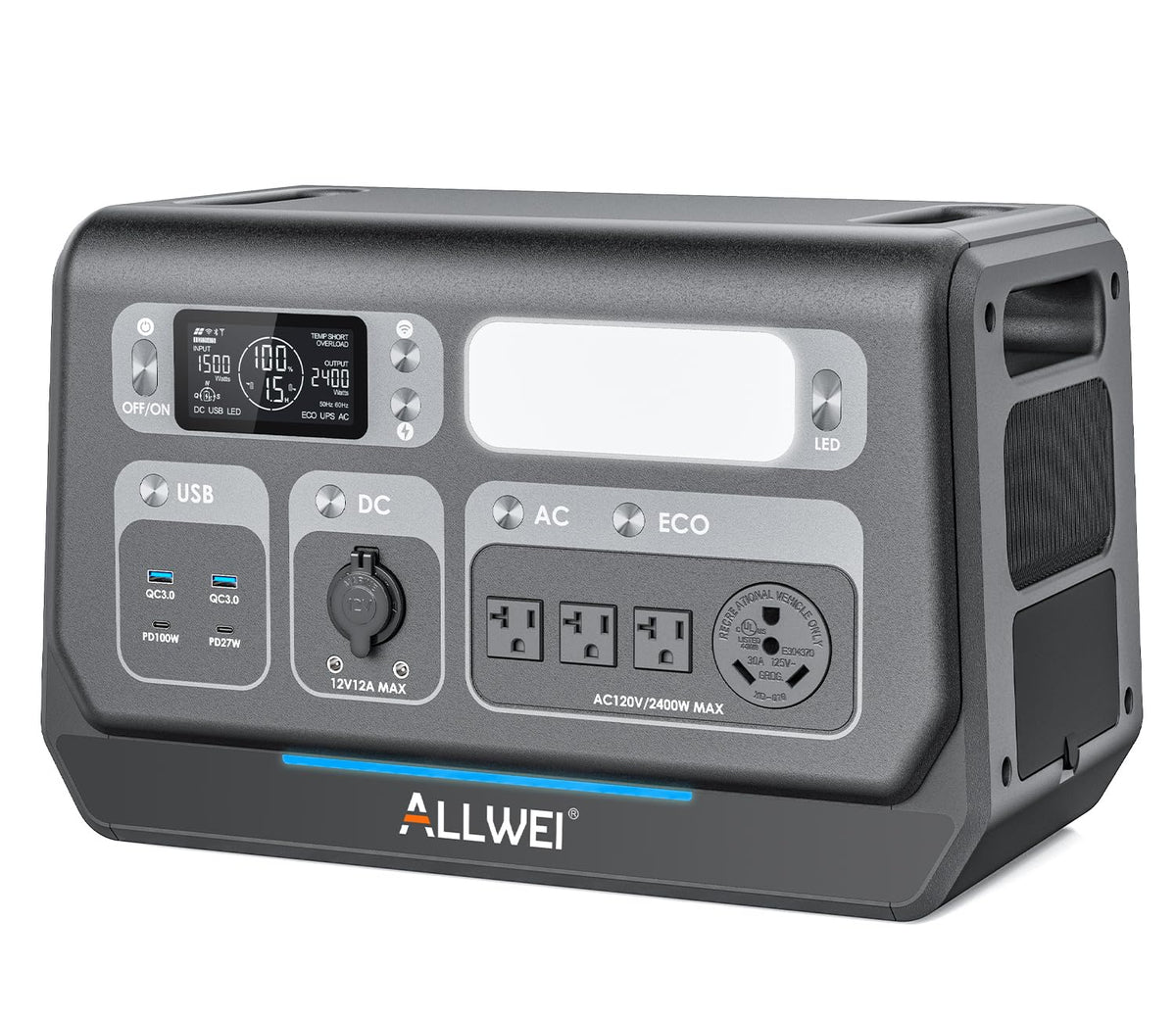 ALLWEI Portable Power Stations & Solar Panel Bundles