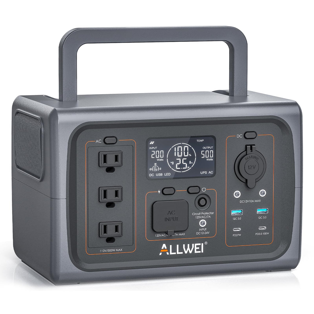 ALLWEI Portable Power Stations & Solar Panel Bundles