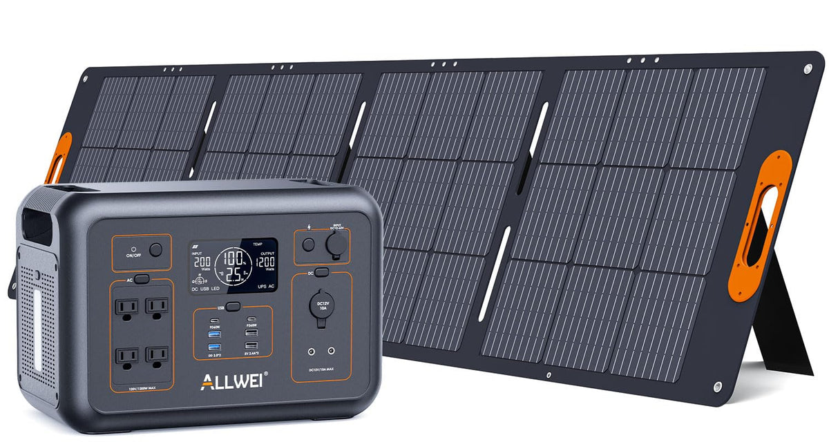 ALLWEI Portable Power Stations & Solar Panel Bundles