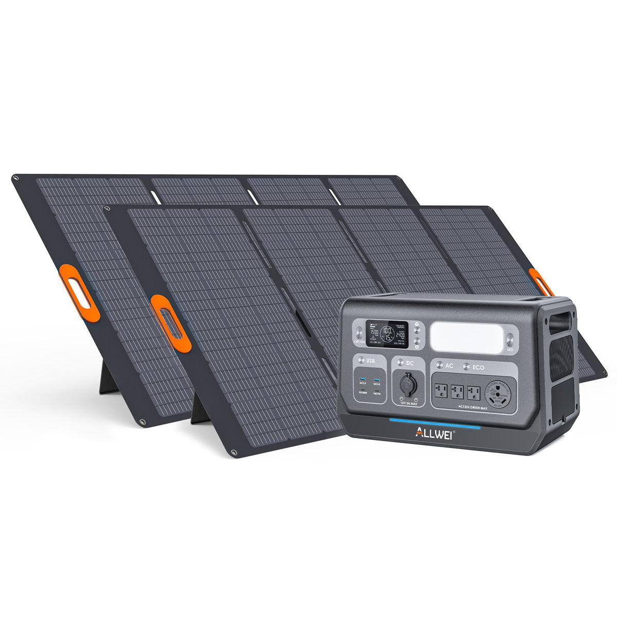 ALLWEI Portable Power Stations & Solar Panel Bundles