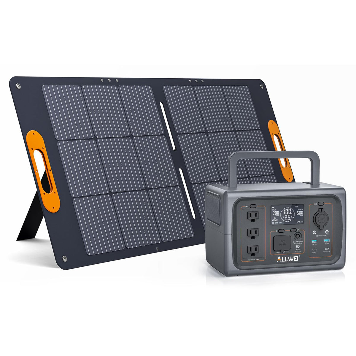 ALLWEI Portable Power Stations & Solar Panel Bundles