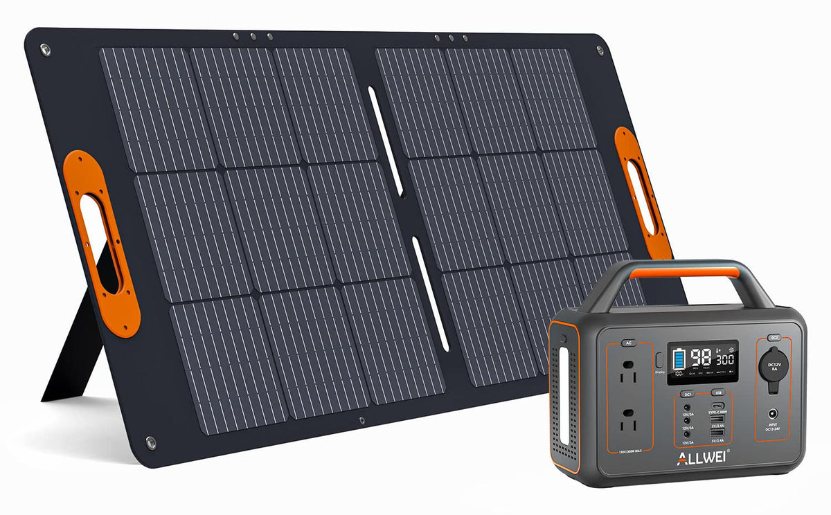 ALLWEI Portable Power Stations & Solar Panel Bundles