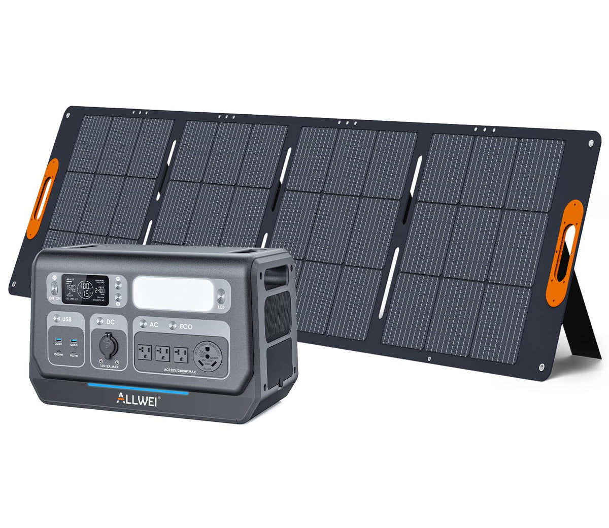 ALLWEI Portable Power Stations & Solar Panel Bundles