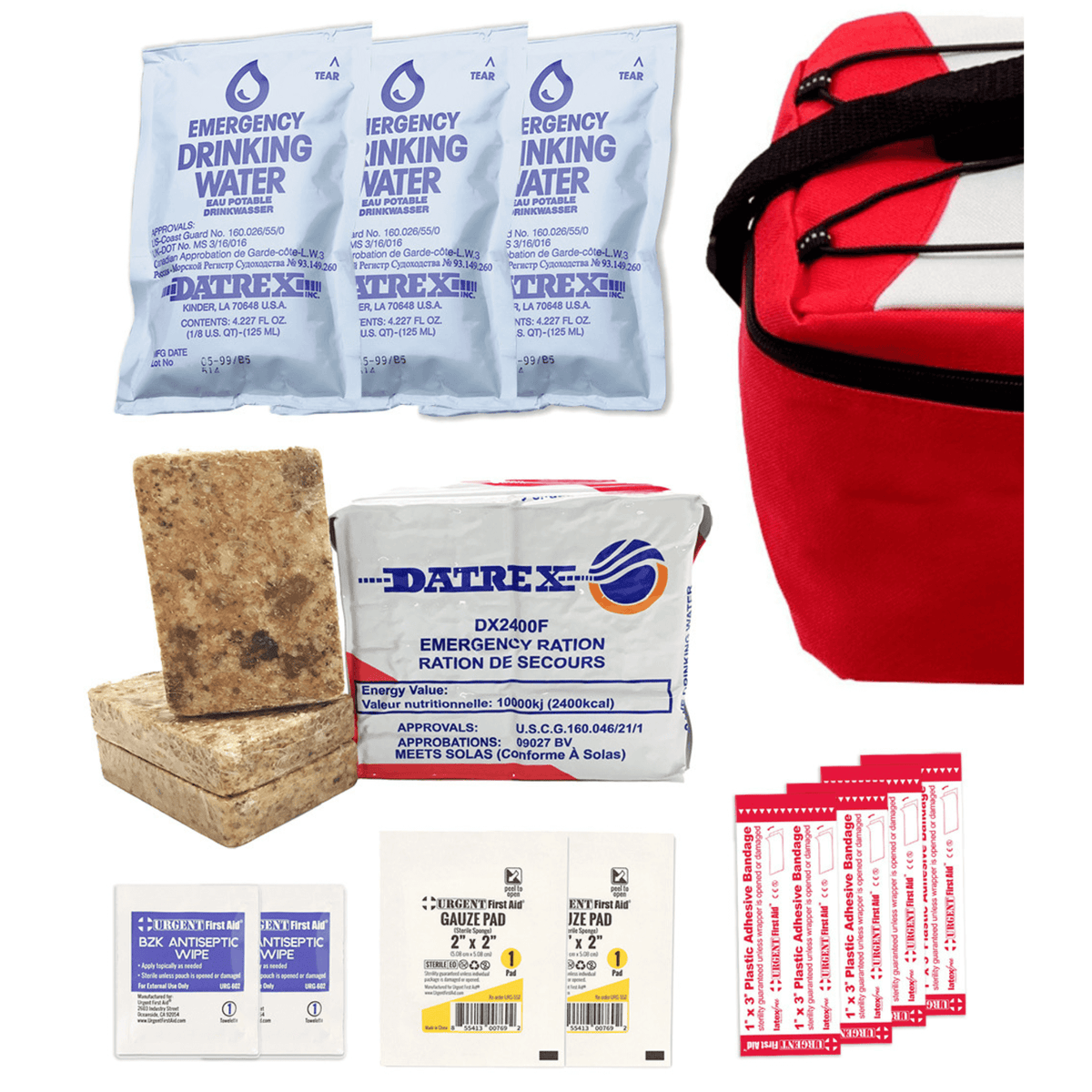 WSK Emergency Commuter Survival Kit with Food & Water